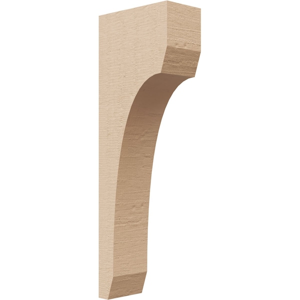 Ekena Millwork 2"W x 4"D x 12"H Thin Legacy Rough Cedar Woodgrain TimberThane Corbel, Primed Tan CORUR02X04X12LGYRCPR - main